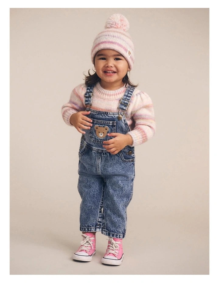 HUX DREAMY DENIM OVERALLS