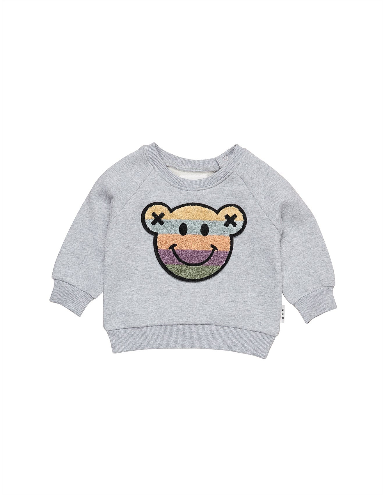 HUX RAINBOW SMILE BEAR SWEATSHIRT