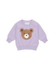 ORCHID FURRY HUXBEAR SWEATSHIRT