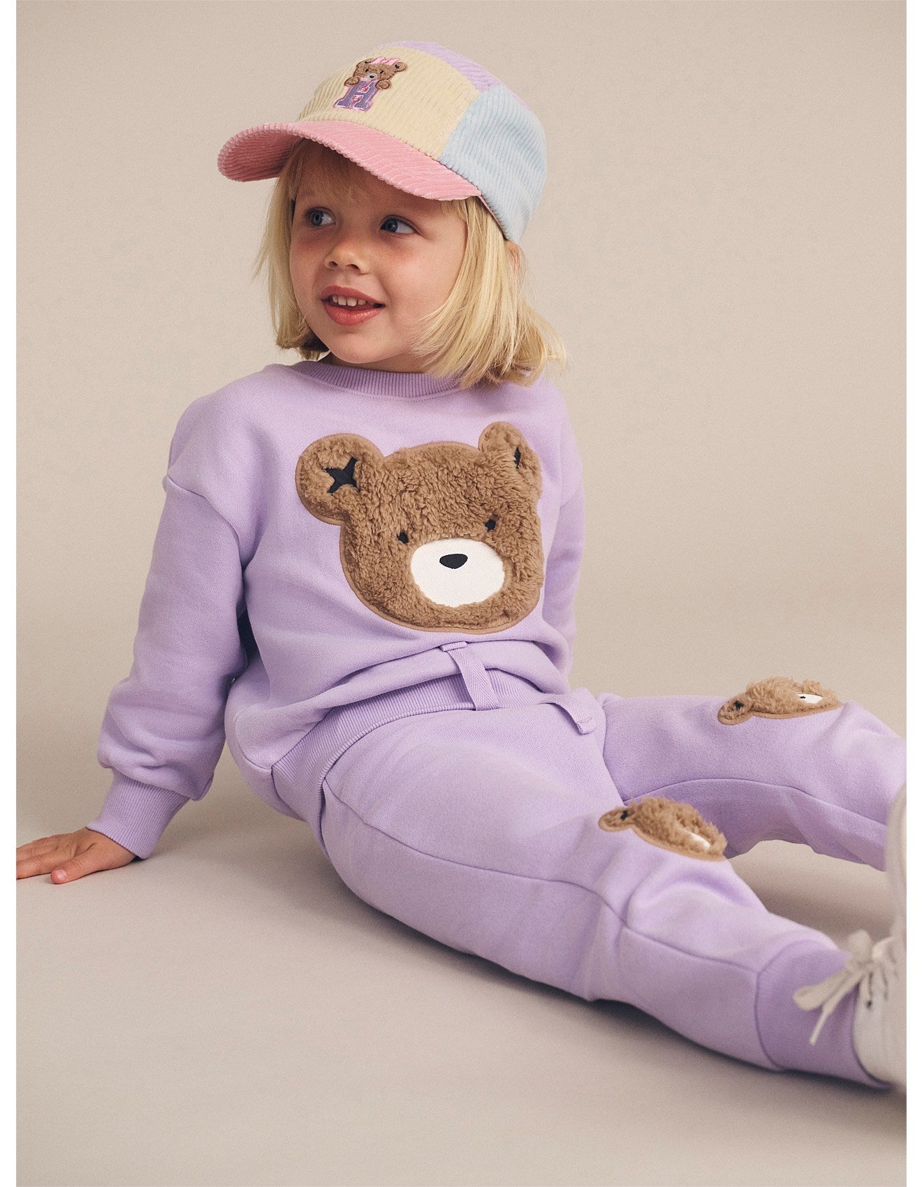 ORCHID FURRY HUXBEAR SWEATSHIRT