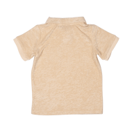 RYB PUMICE TERRY TOWELLING POLO T-SHIRT