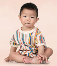 RYB STRIPE POLO OVERSIZED BABY BODYSUIT