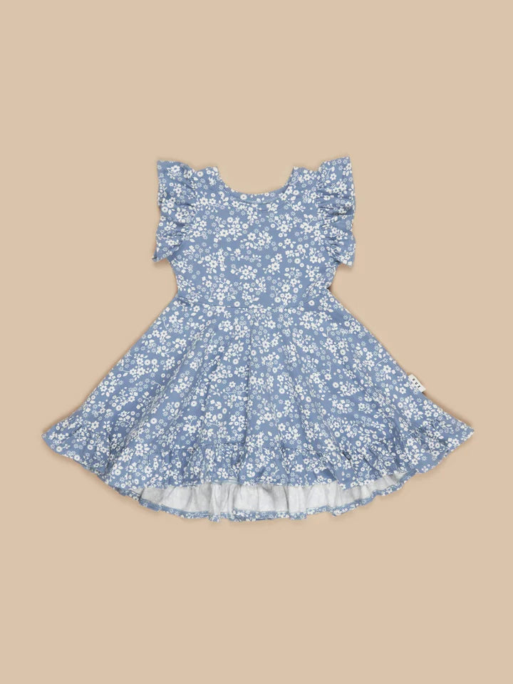 HUX FLORAL LAKE SWING DRESS