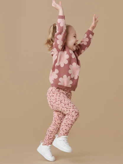 HUX FLOWER BEAR LEGGINGS
