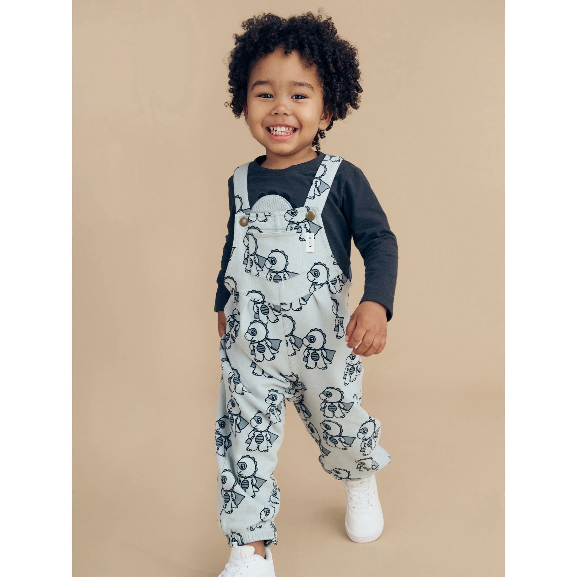 HUX DINO HERO TERRY OVERALLS