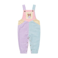 HUX BLUSH COLOUR BLOCK OVERALLS