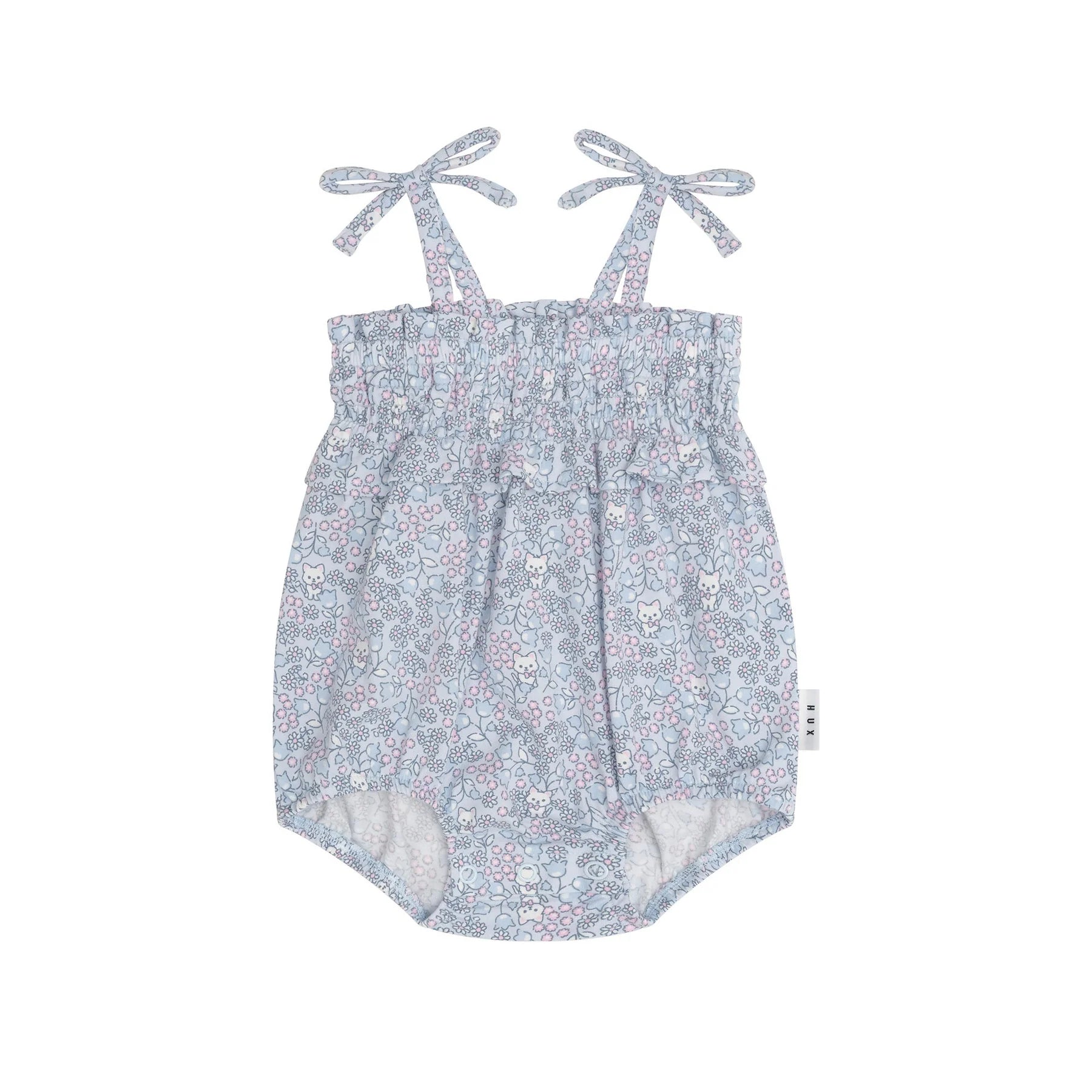HUX BLUEBELL FLORAL BUBBLE ONESIE
