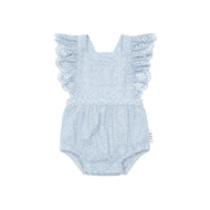 HUX BRODERIE FRILL PLAYSUIT