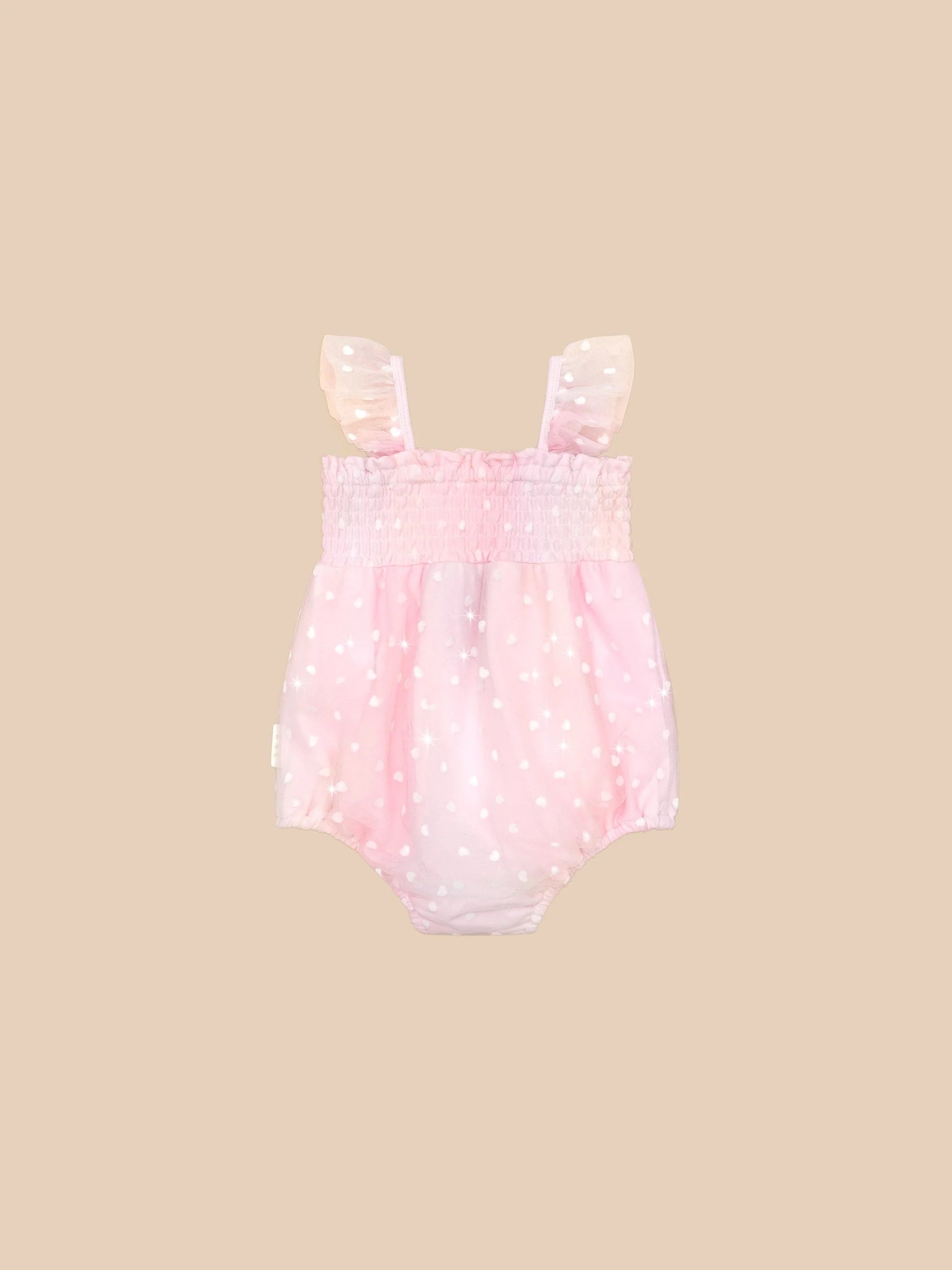HUX SWEETHEART FRILL TULLE PLAYSUIT