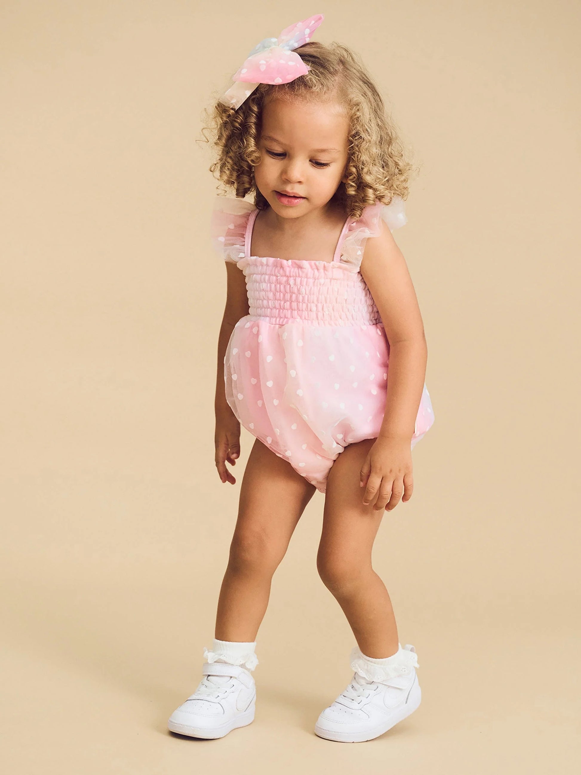 HUX SWEETHEART FRILL TULLE PLAYSUIT