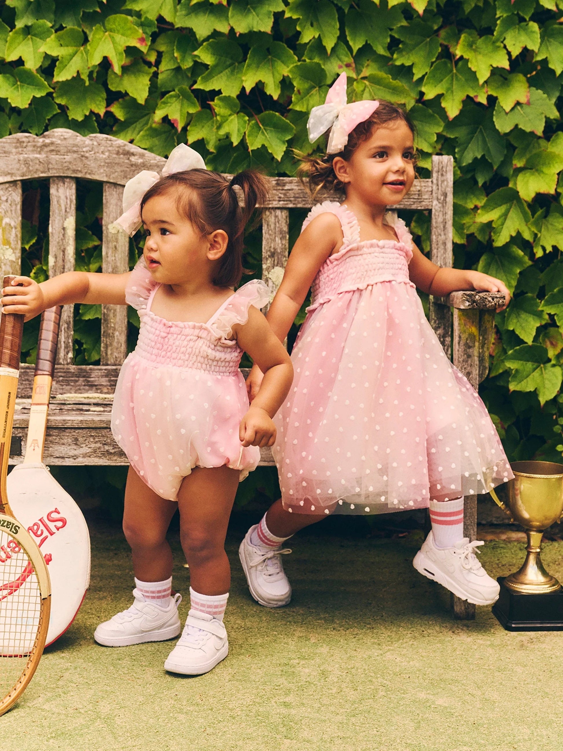 HUX SWEETHEART FRILL TULLE PLAYSUIT