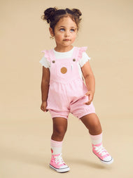 HUX CANDY STRIPE BUBBLE ONESIE