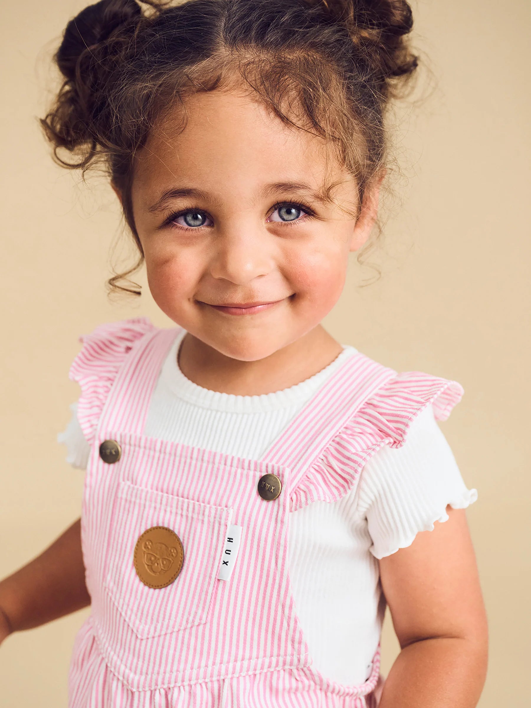 HUX CANDY STRIPE BUBBLE ONESIE