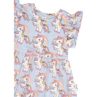 HUX RAINBOW UNICORN TIER DRESS