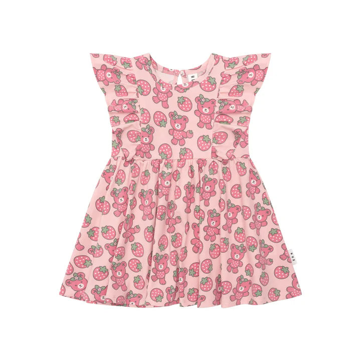 HUX BERRY BEAR FRILL DRESS
