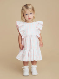 HUX JEWEL CHECK DRESS