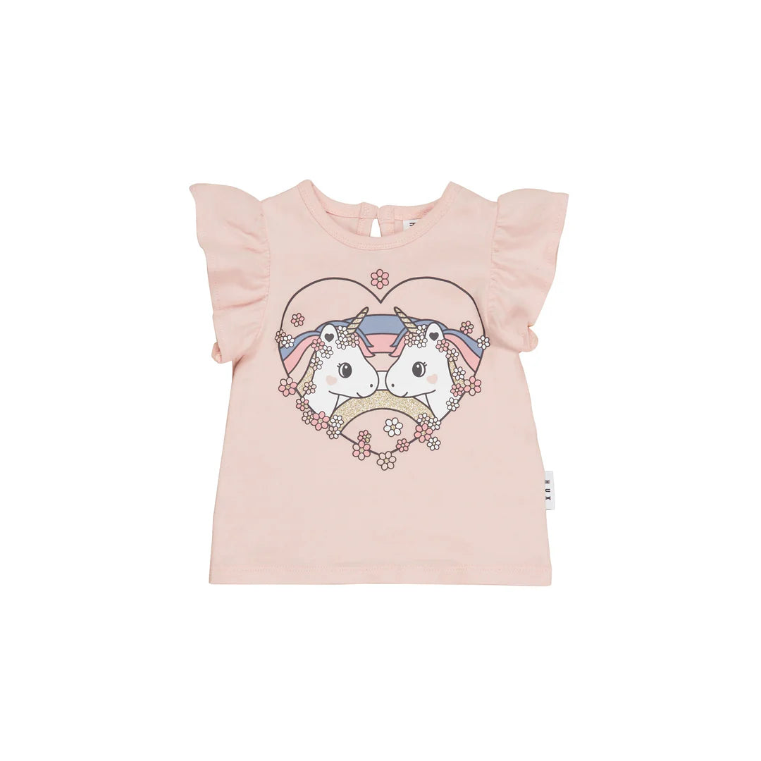 HUX UNICORN HEART FRILL T-SHIRT
