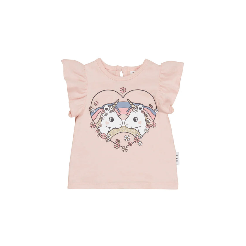 HUX UNICORN HEART FRILL T-SHIRT