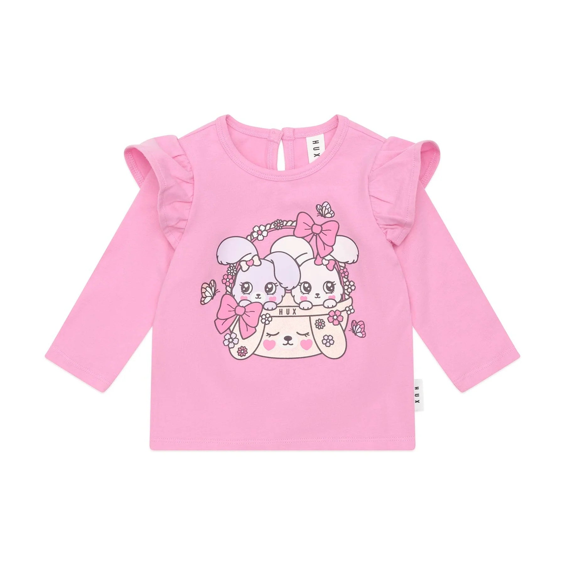 HUX BUNNY BASKET FRILL TOP