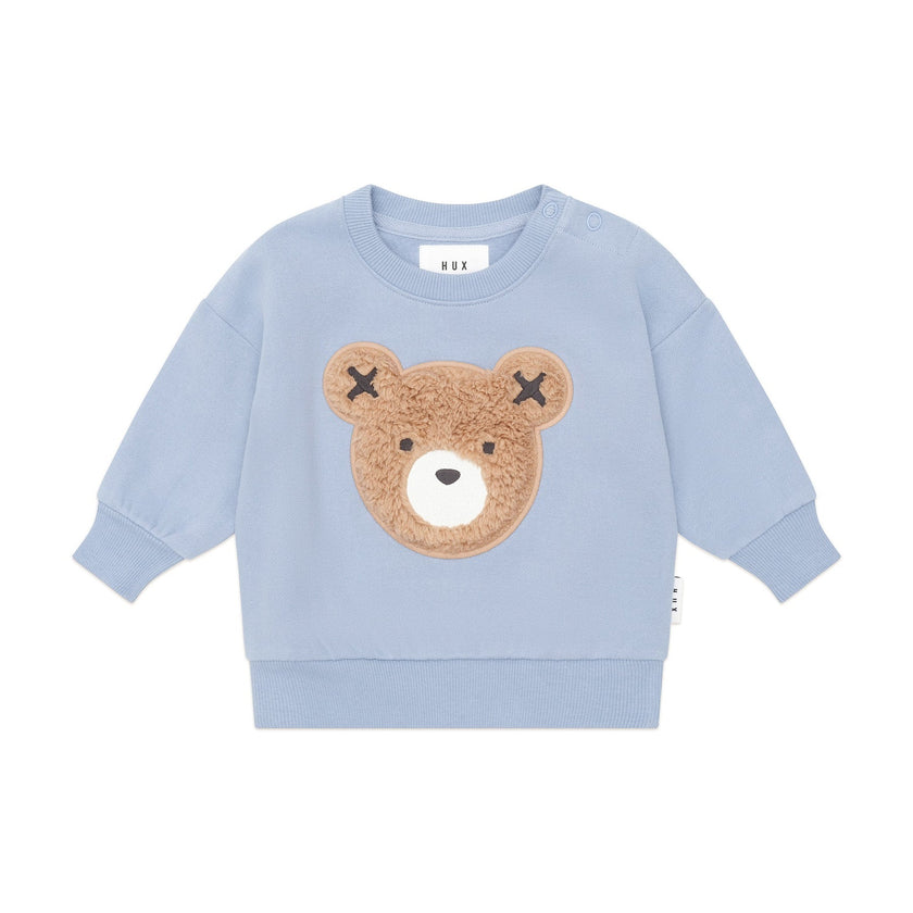 STONE BLUE FURRY HUXBEAR SWEATSHIRT