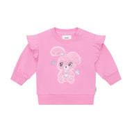 HUX BUNNY GEM FRILL SWEATSHIRT