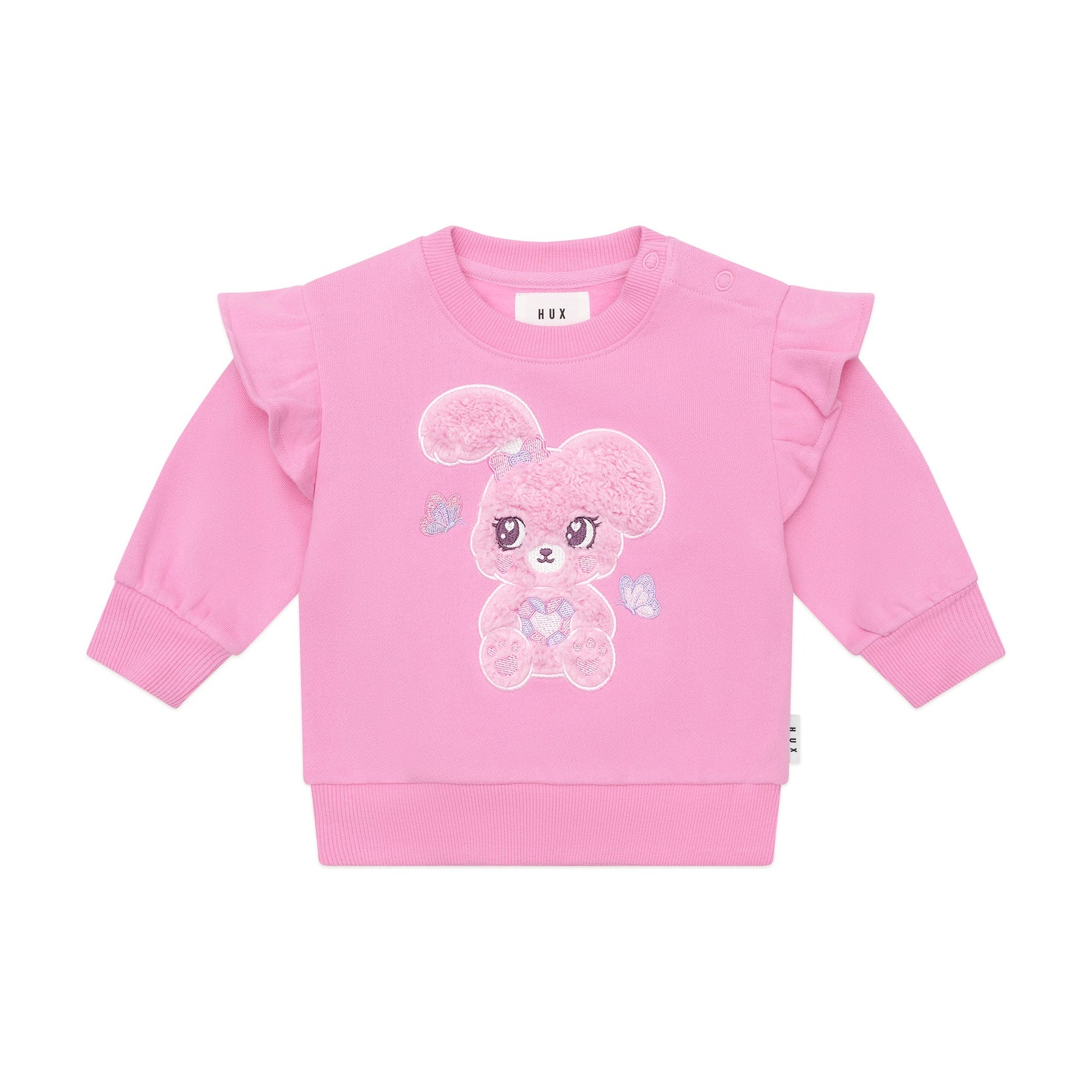 HUX BUNNY GEM FRILL SWEATSHIRT