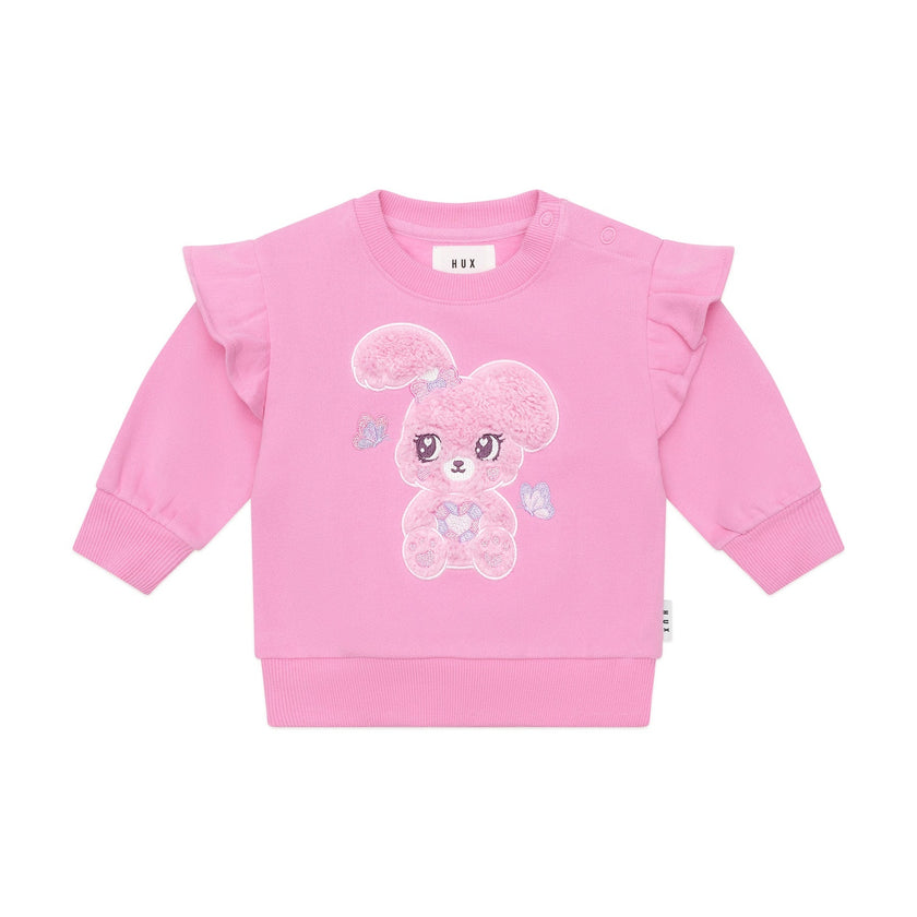 HUX BUNNY GEM FRILL SWEATSHIRT