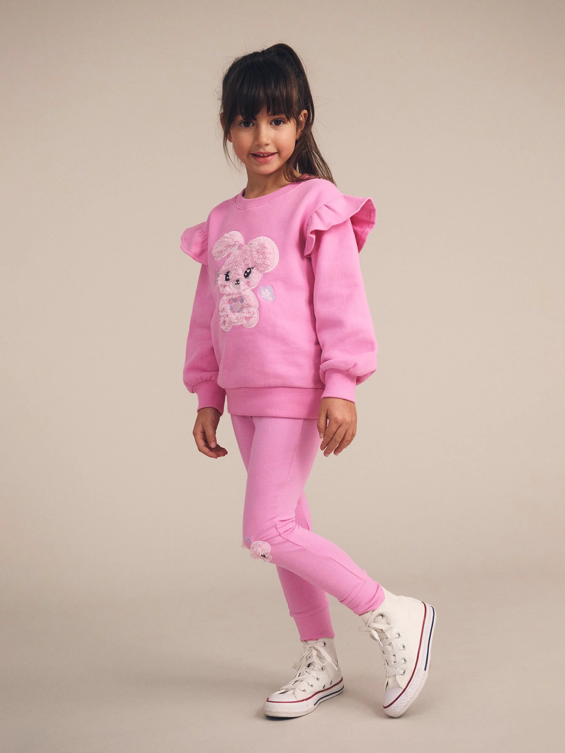 HUX BUNNY GEM FRILL SWEATSHIRT