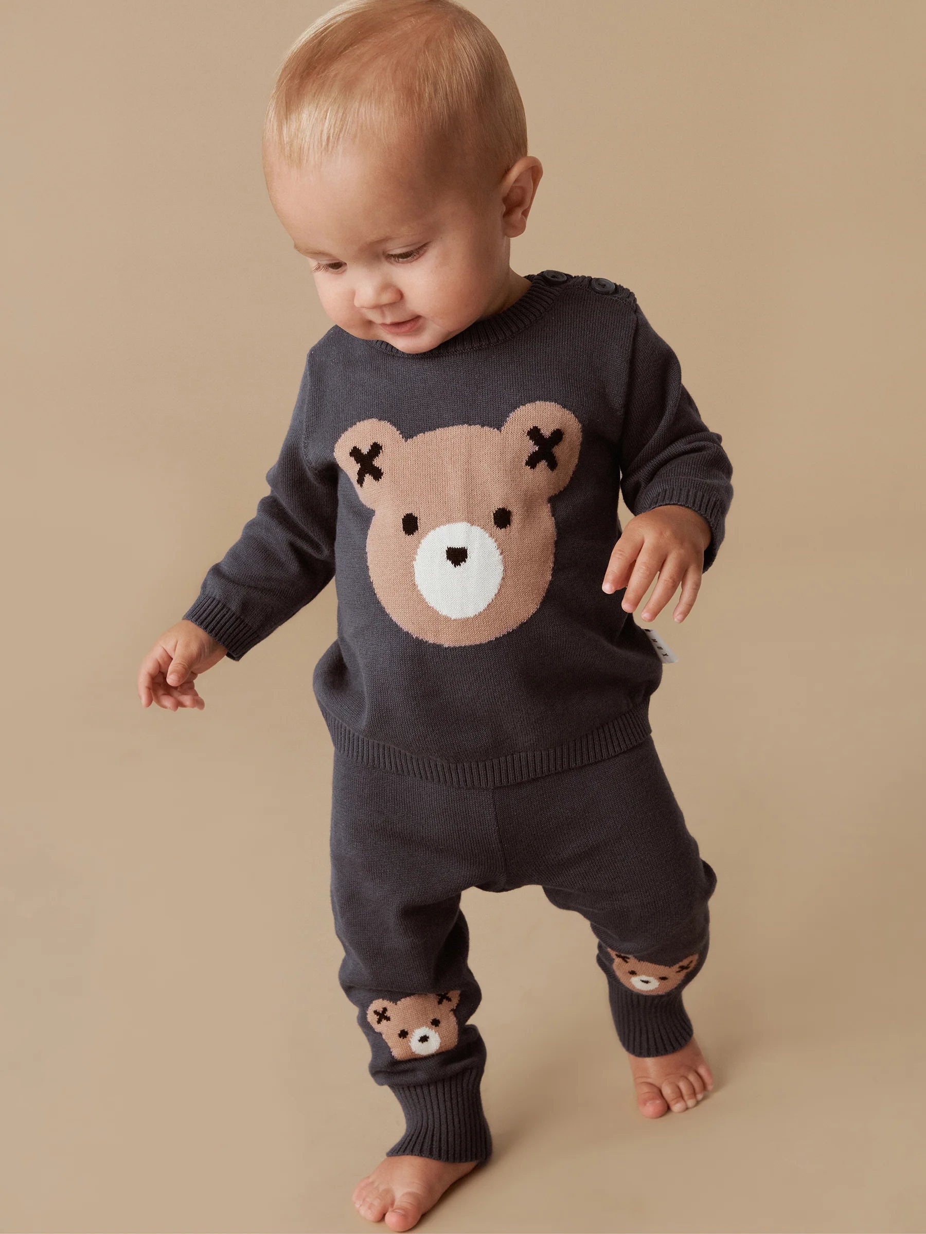 HUXBEAR HEAD KNIT JUMPER