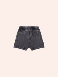 HUX VINTAGE BLACK SLOUCH SHORTS