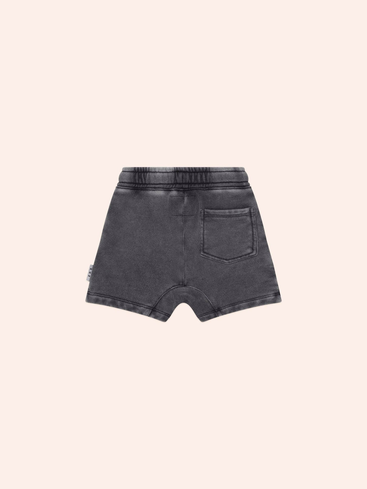 HUX VINTAGE BLACK SLOUCH SHORTS