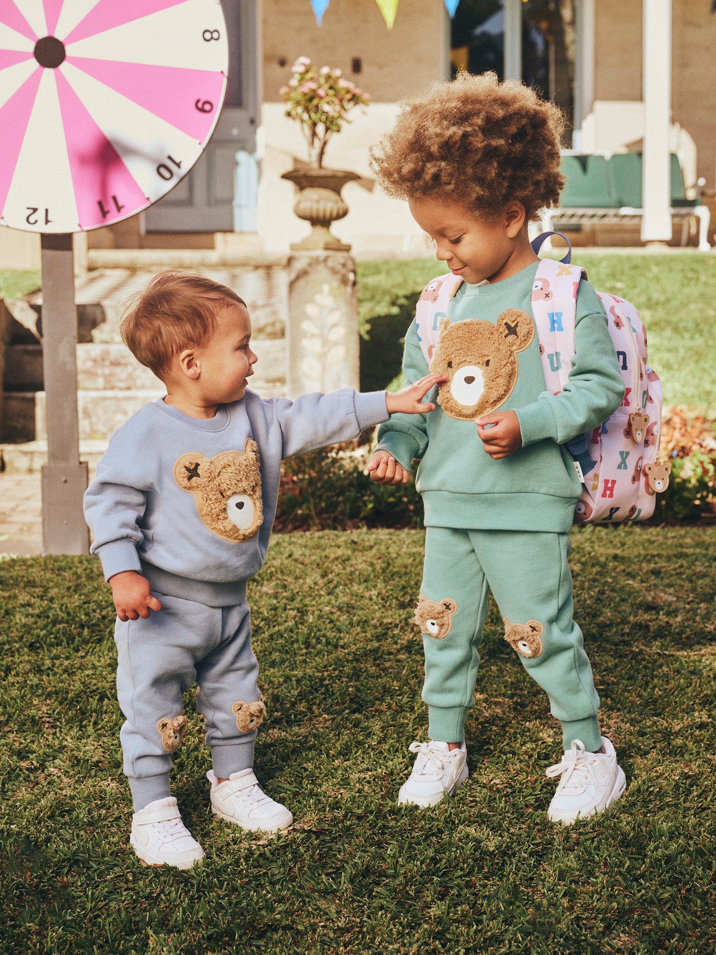 STONE BLUE FURRY HUXBEAR SWEATSHIRT