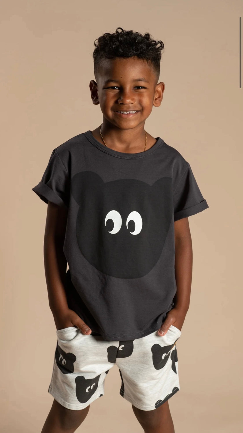 RYB BERTIE BEAR CHARCOAL T-SHIRT