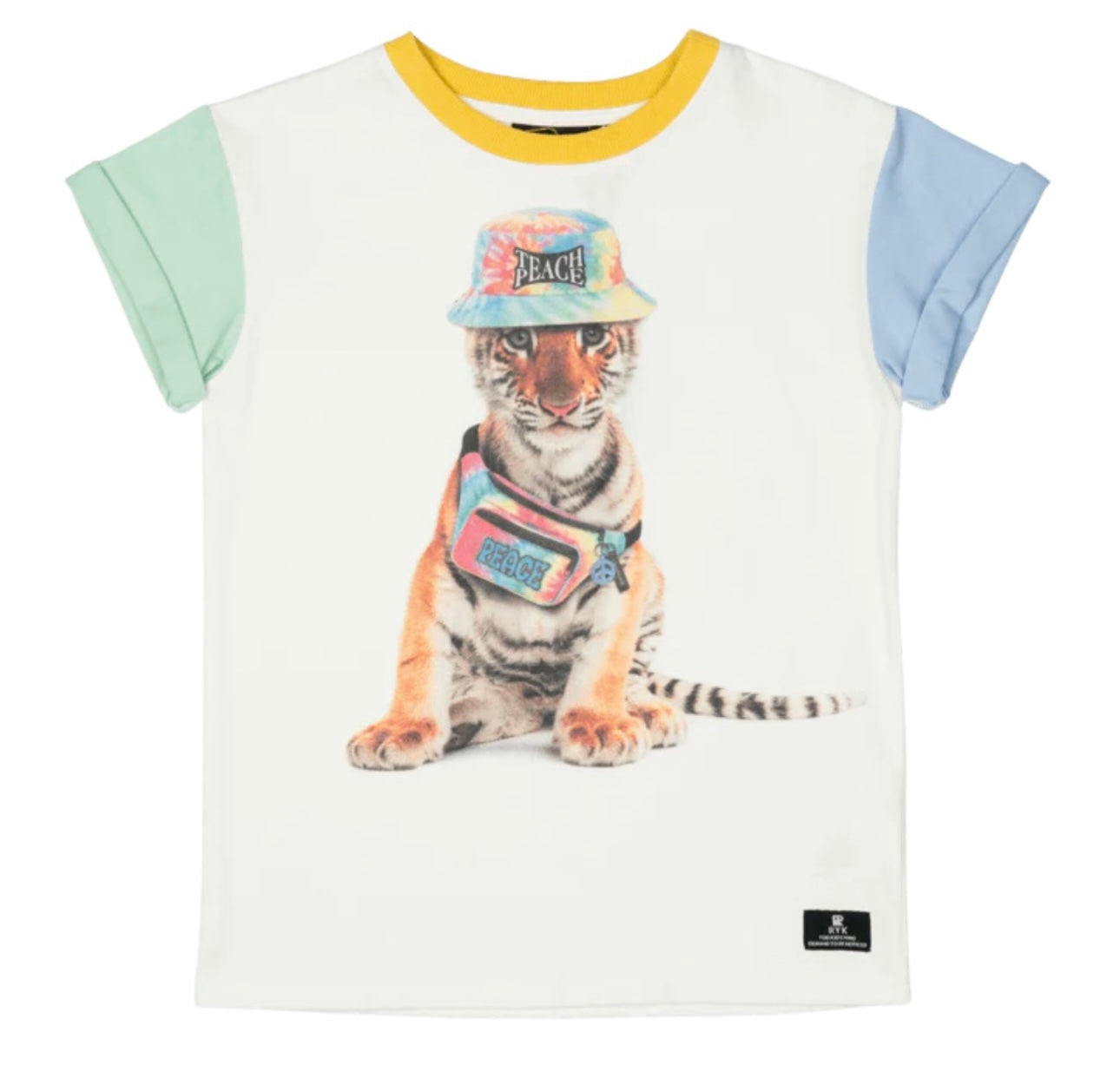 RYB TEACH PEACE BOXY FIT T-SHIRT