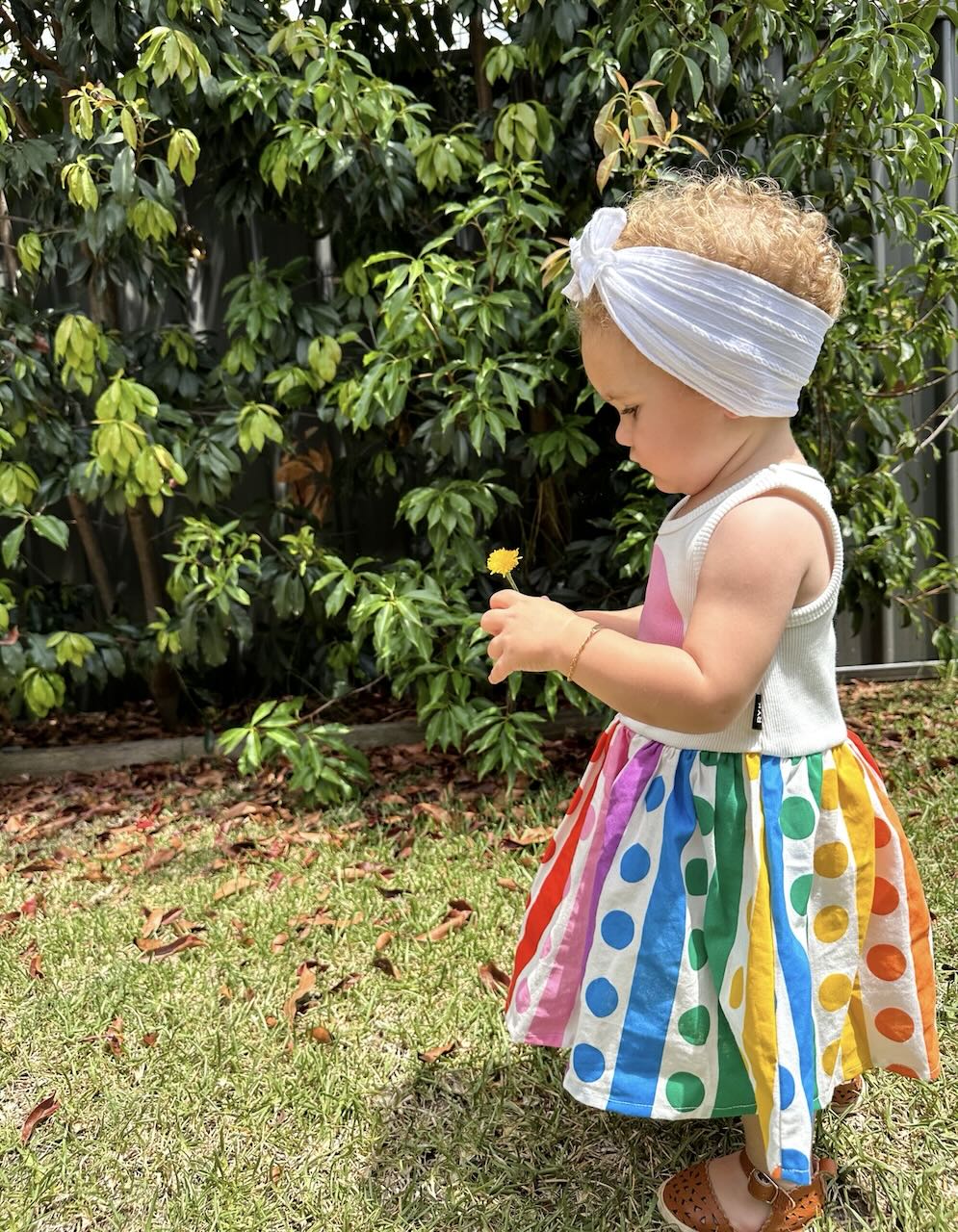 RYB RAINBOW DROPS SINGLET DRESS