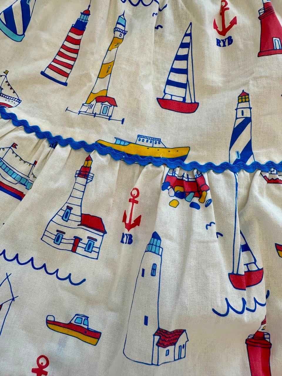 RYB HIGH SEAS TIERED DRESS