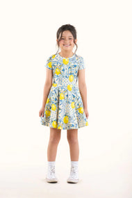 RYB MAJOLICA WAISTED DRESS