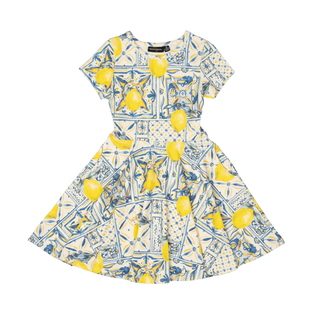 RYB MAJOLICA WAISTED DRESS