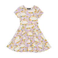 RYB PRINCESS SWAN WAISTED DRESS