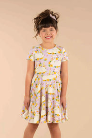RYB PRINCESS SWAN WAISTED DRESS