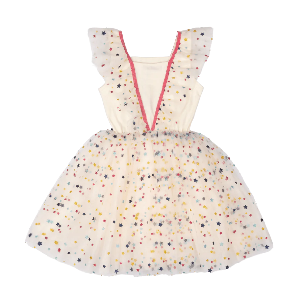 RYB CREAM CHRISTMAS ANGEL DRESS