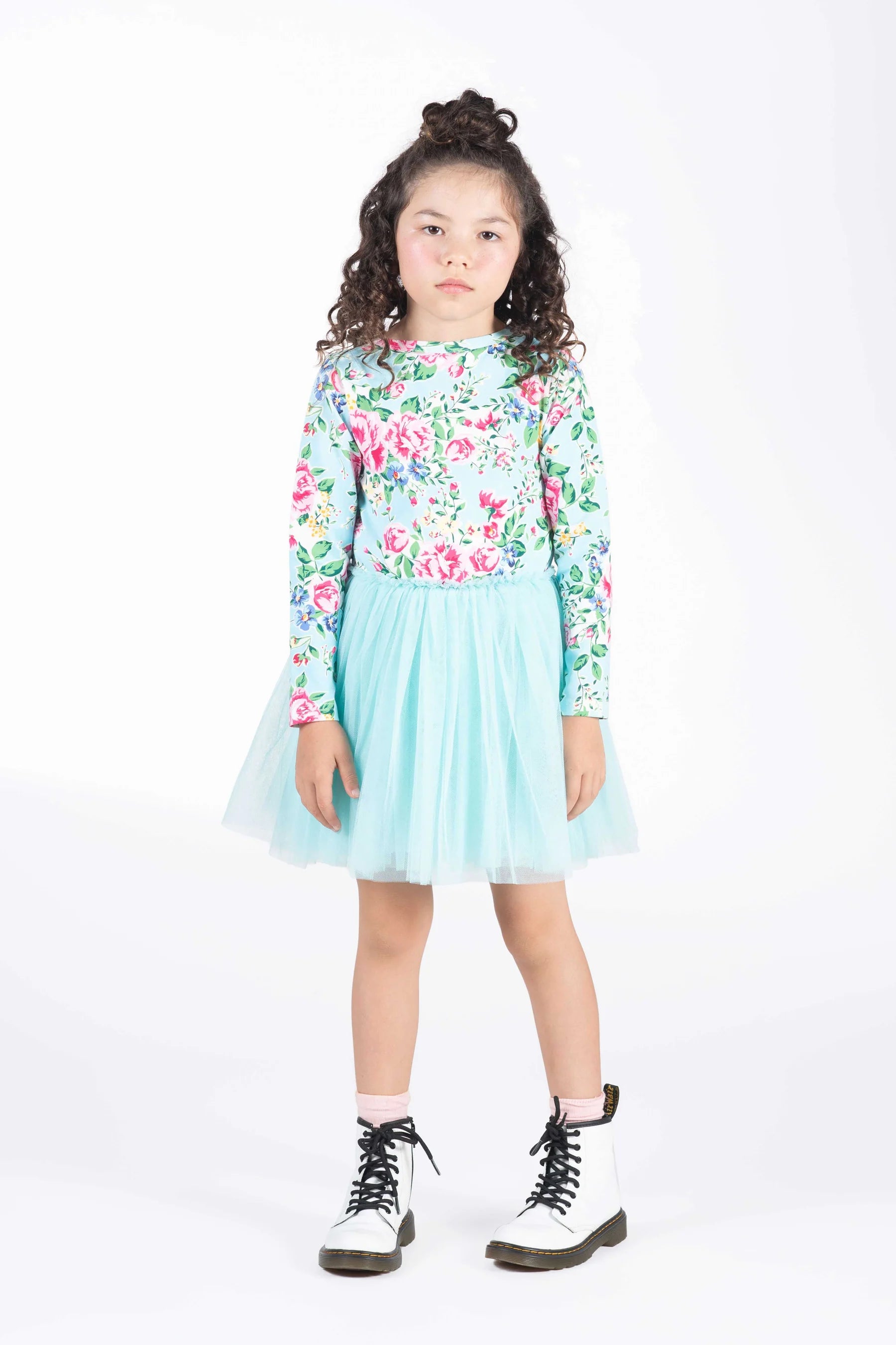 RYB BLUE GARDEN CIRCUS DRESS