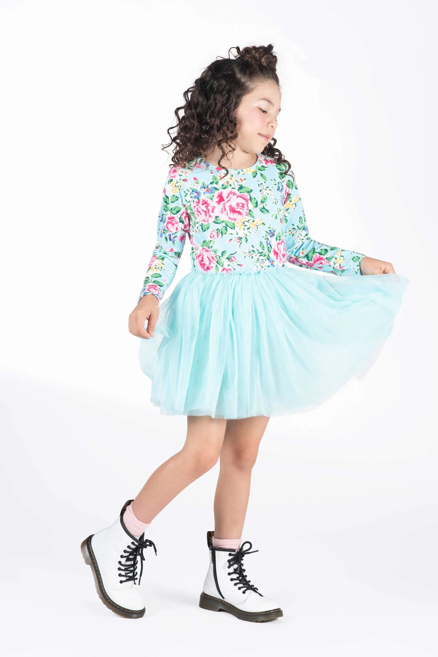 RYB BLUE GARDEN CIRCUS DRESS