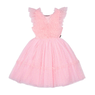 RYB PINK HEART BABY TULLE PARTY DRESS