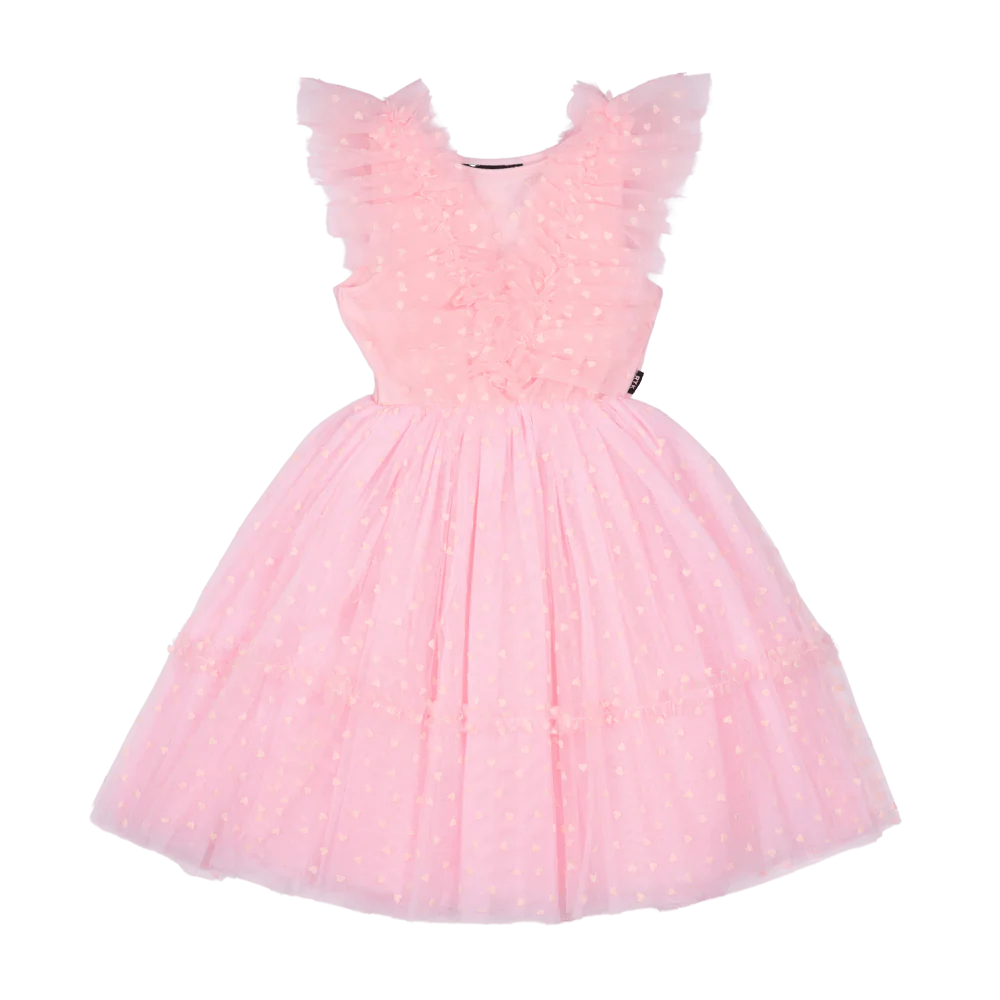 RYB PINK HEART TULLE PARTY DRESS