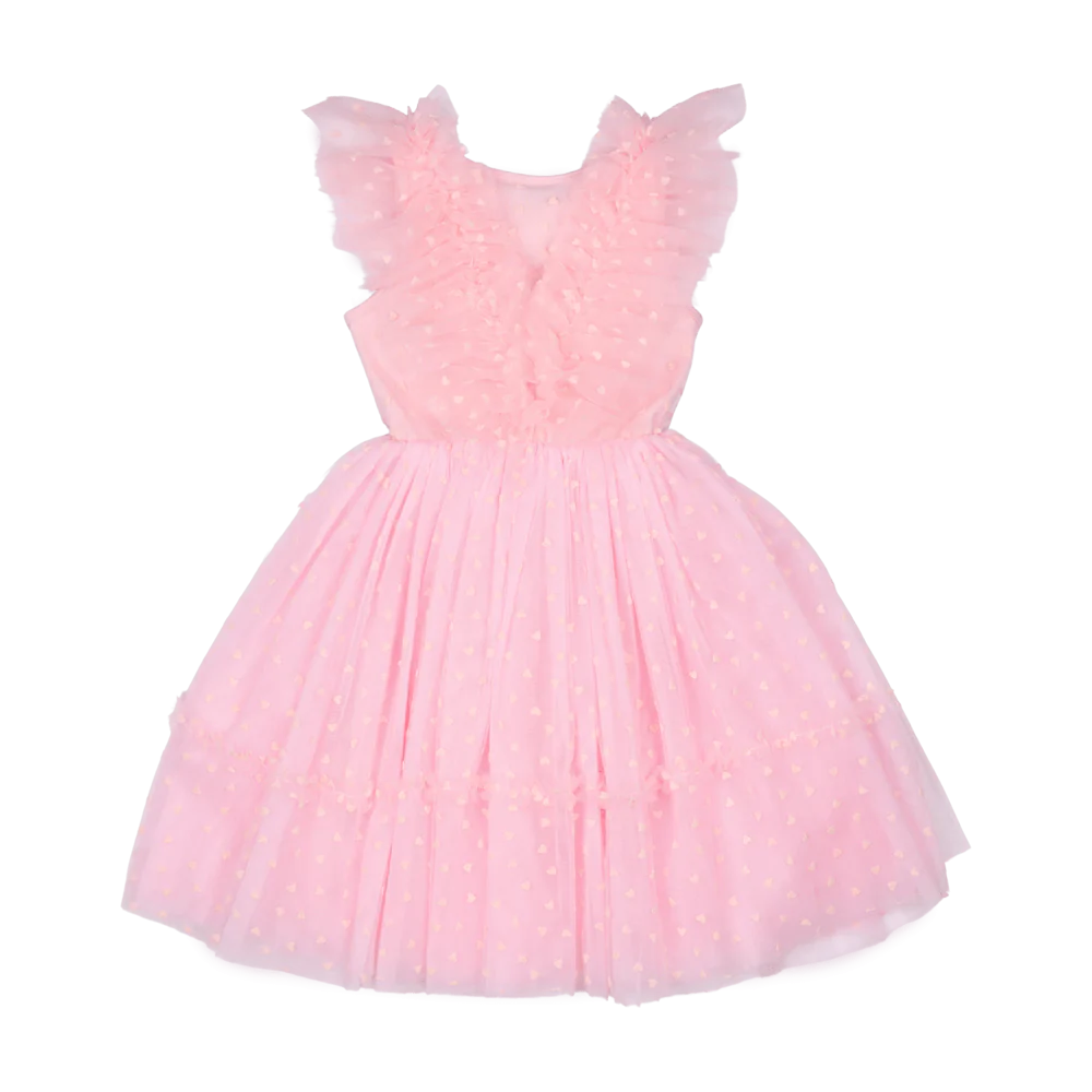 RYB PINK HEART TULLE PARTY DRESS