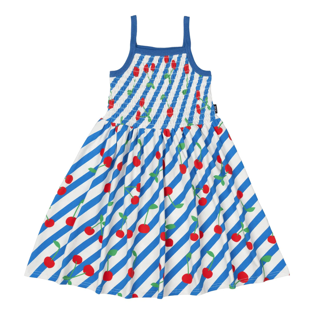 RYB CHERRY STRIPES SUN DRESS