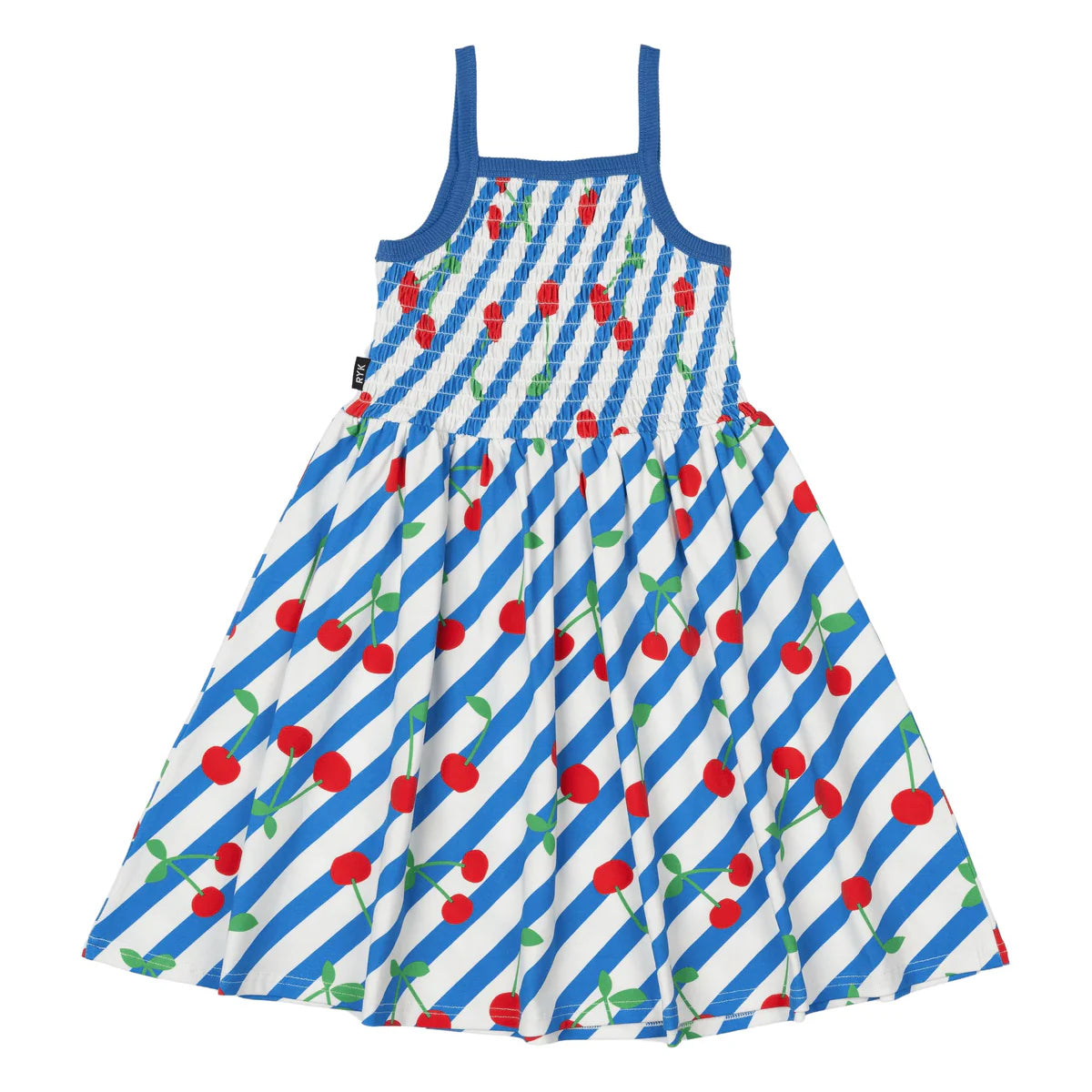 RYB CHERRY STRIPES SUN DRESS