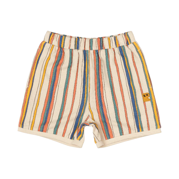 RYB STRIPE POLO SHORTS