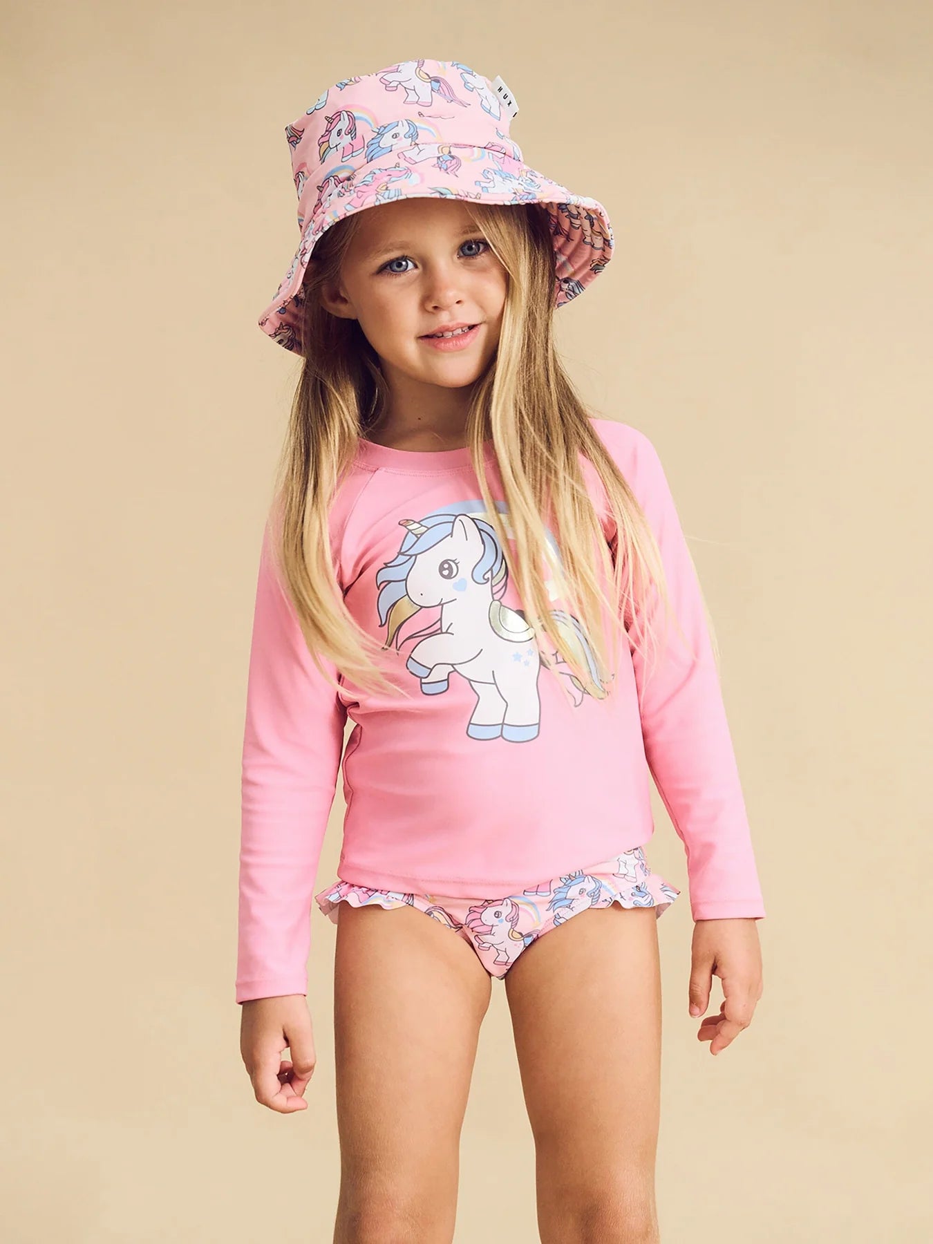 HUX RAINBOW UNICORN SWIM SET